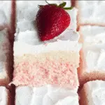 Strawberry Cloud Cake For Spring Desserts
