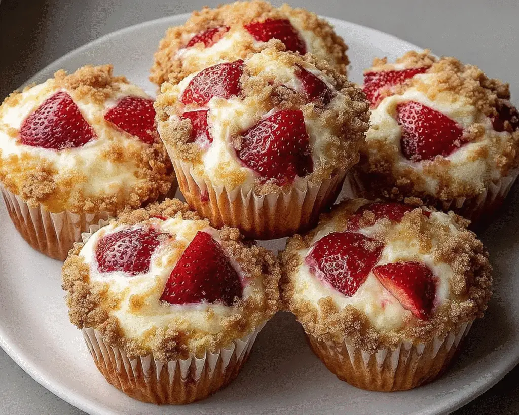 Strawberry Cream Cheese Muffins