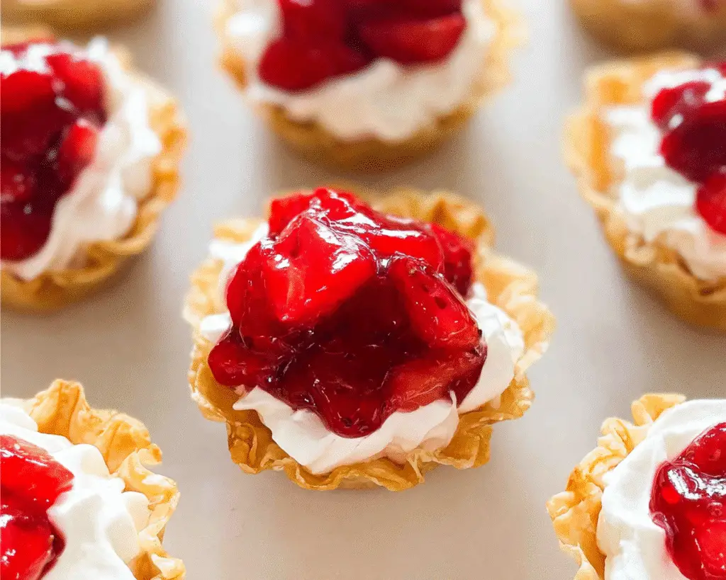 Strawberry Cream Cheese Pie Bites For Spring Desserts
