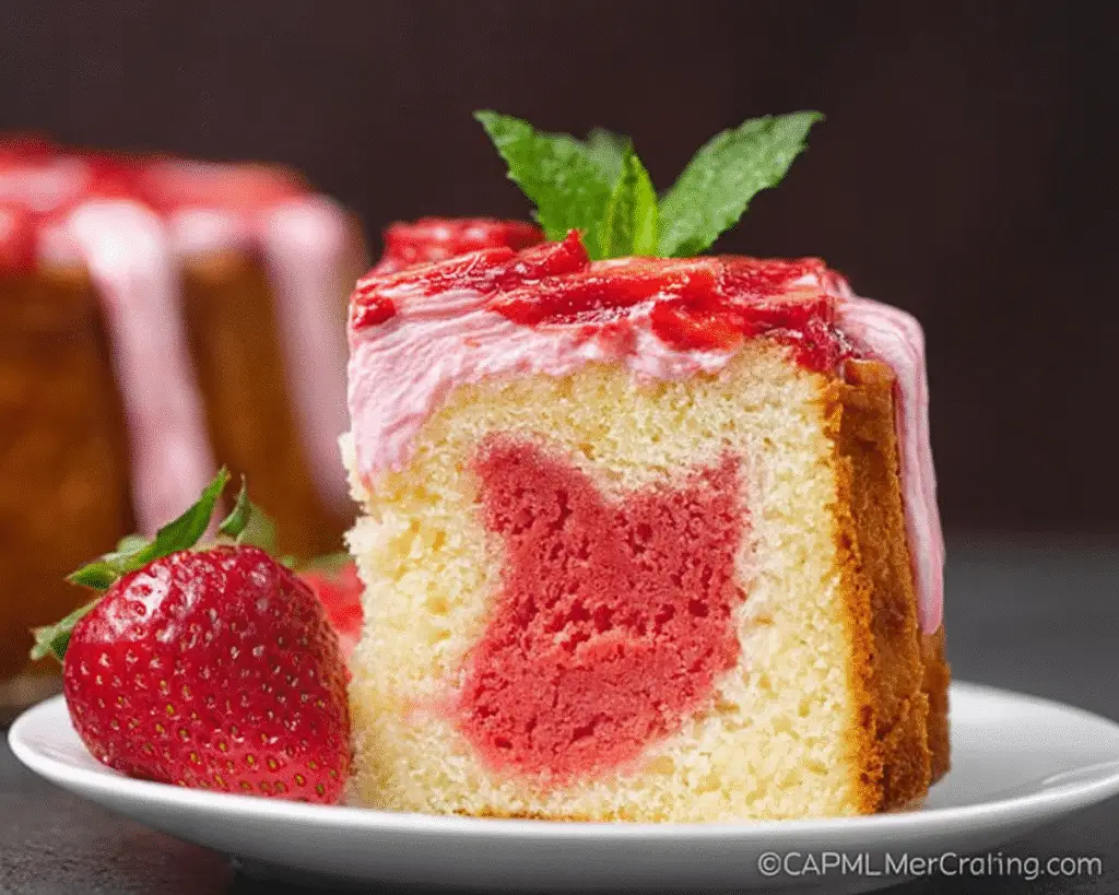 Strawberry Cream Cheese Pound Cake For Spring