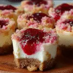 Strawberry Crunch Cheesecake Bites