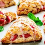 Strawberry Mint Scones