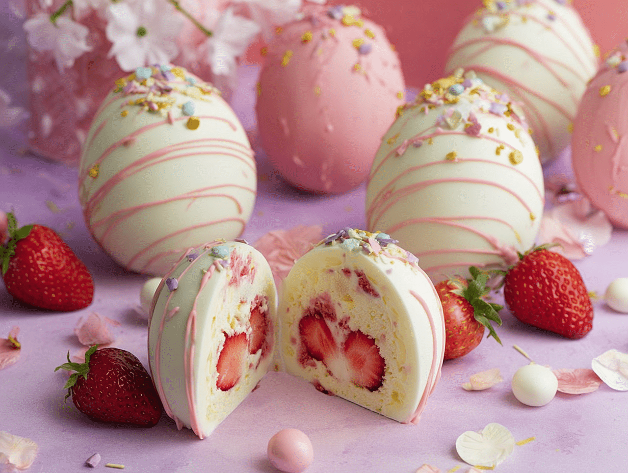 Strawberry Shortcake Easter Egg Bombs