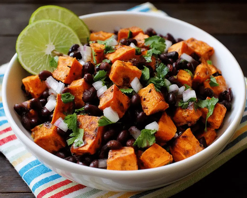 Sweet Potato and Black Bean Salad For Spring