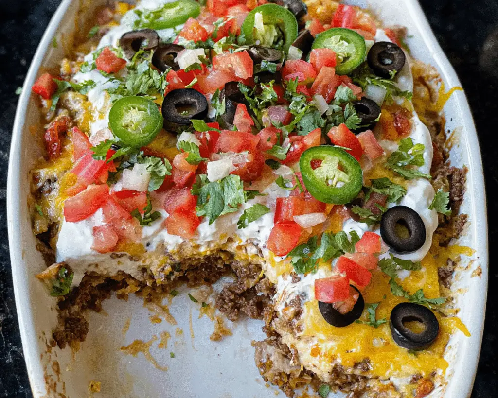 Taco Casserole For Spring Dinner