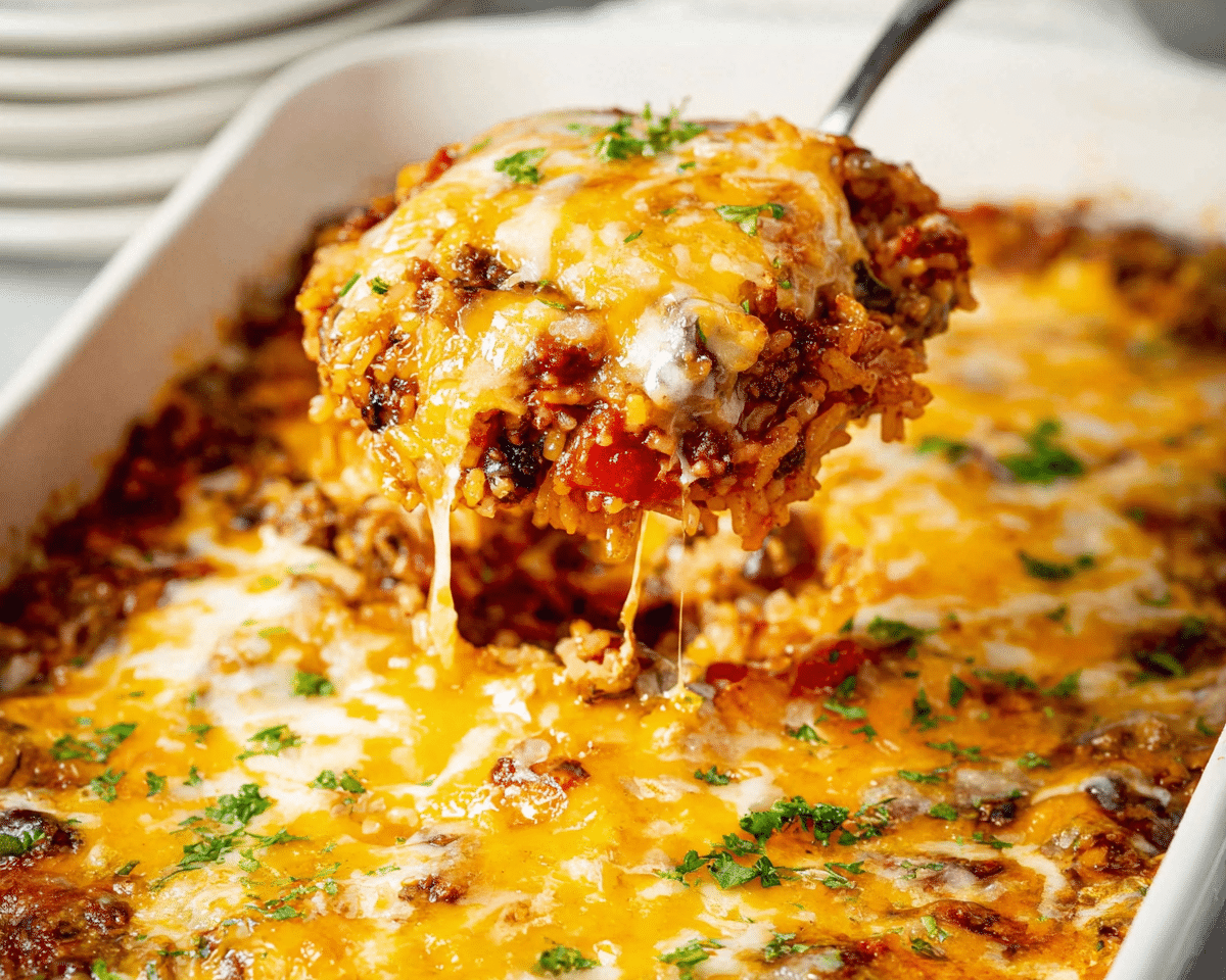 Taco Rice Casserole For Spring