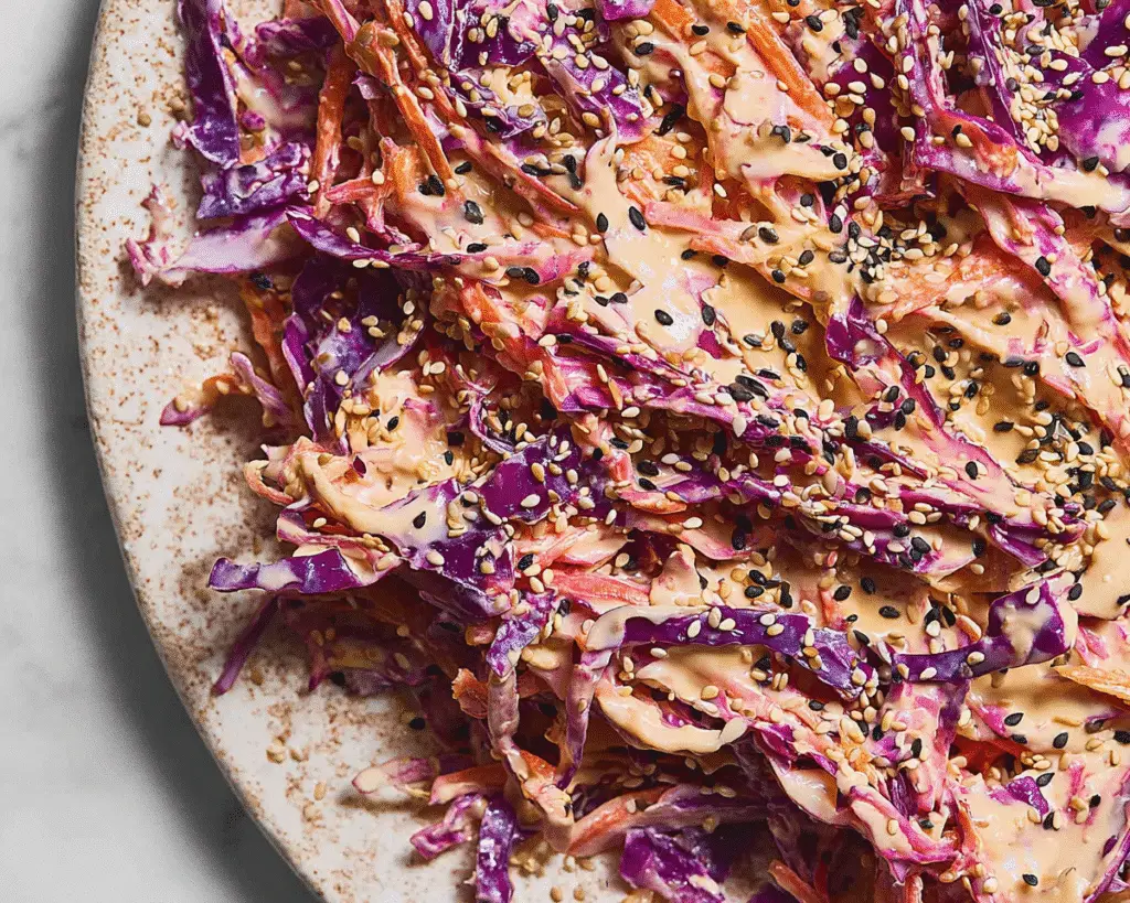 Tahini Coleslaw Dressing For Spring