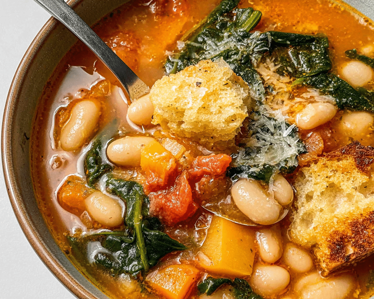 Tuscan White Bean Soup For Spring Dinner