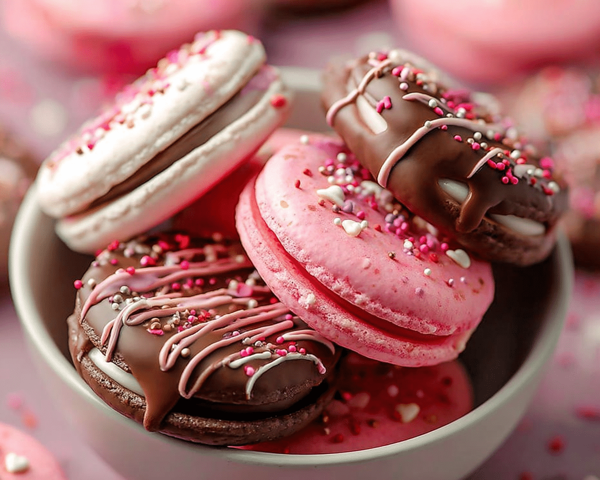Valentine’s Chocolate Dipped Oreos For Spring