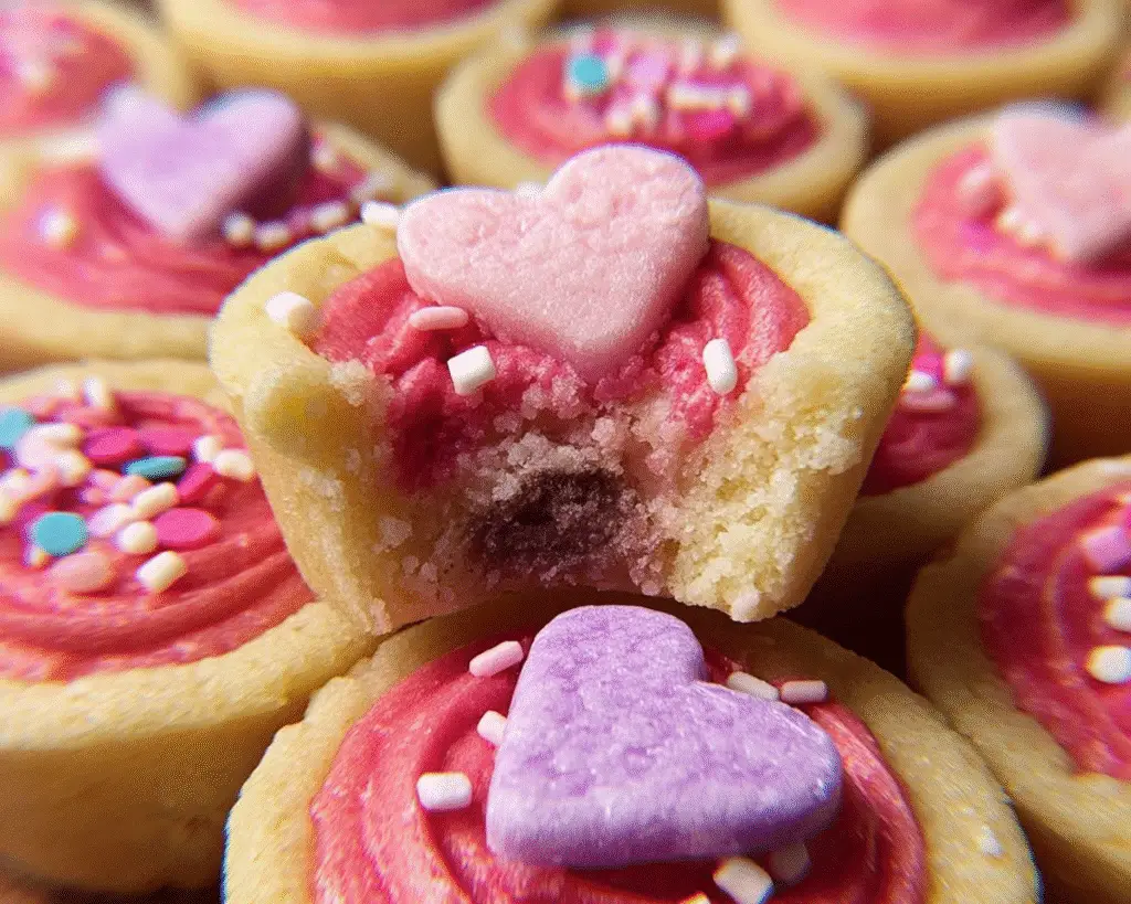 Valentine's Day Cookie Cups For Spring