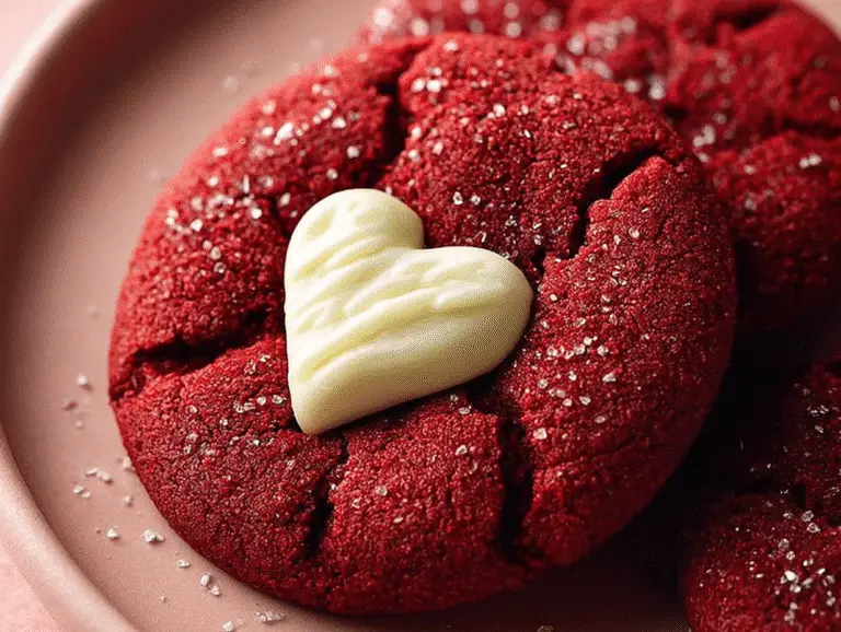 Valentine's Day Red Velvet Cookies