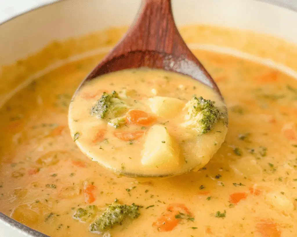 Vegetable Soup For Spring Dinner