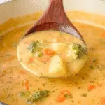 Vegetable Soup For Spring Dinner