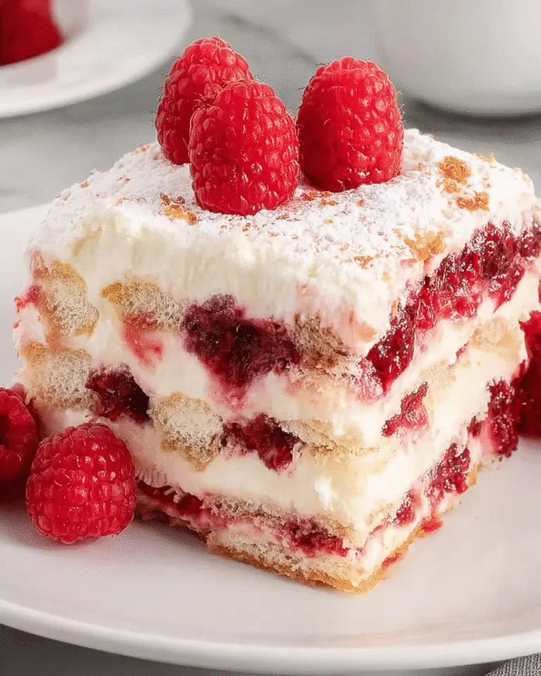White Chocolate Raspberry Tiramisu