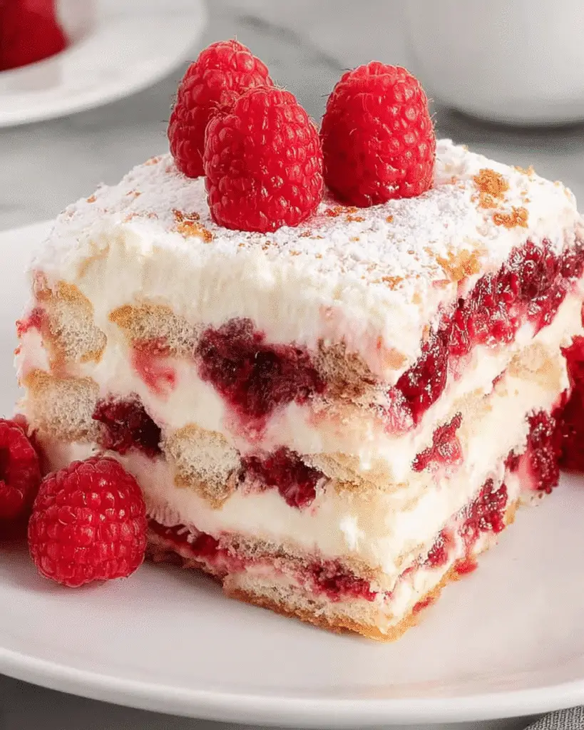 White Chocolate Raspberry Tiramisu
