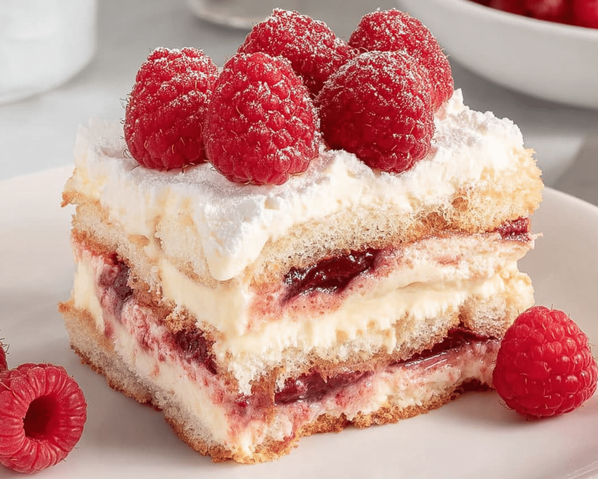 White Chocolate Raspberry Tiramisu