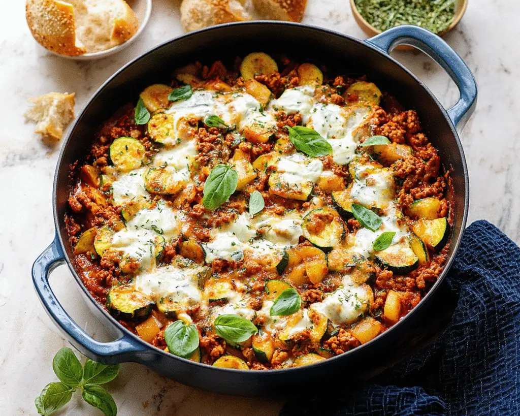 Zucchini and Ground Turkey Casserole For Spring