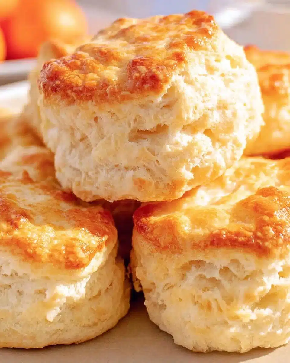 2-Ingredient Biscuits (Fluffy & Easy)