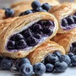 Blueberry Cream Cheese Puff Pastry