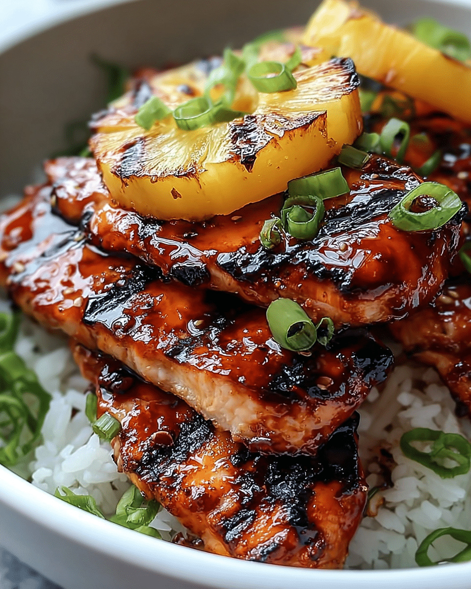 Hawaiian Flip Flip Chicken Stack