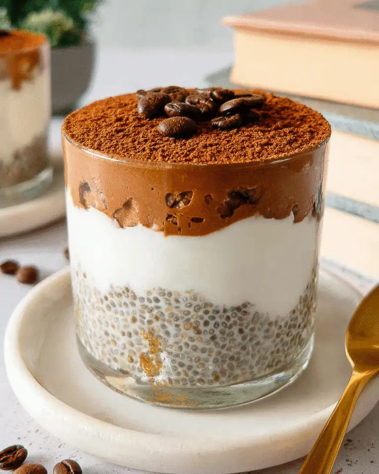 Tiramisu Chia Pudding
