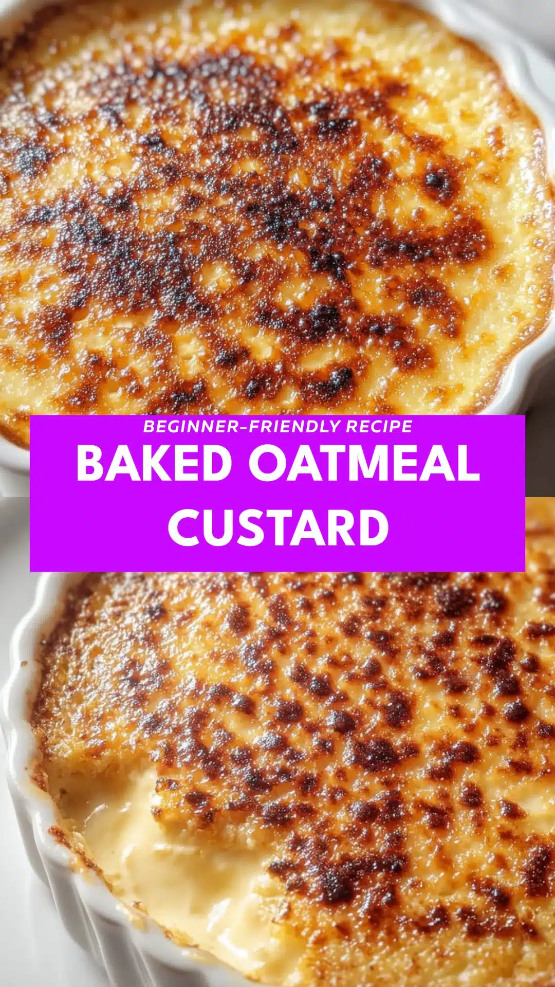 Baked Oatmeal Custard
