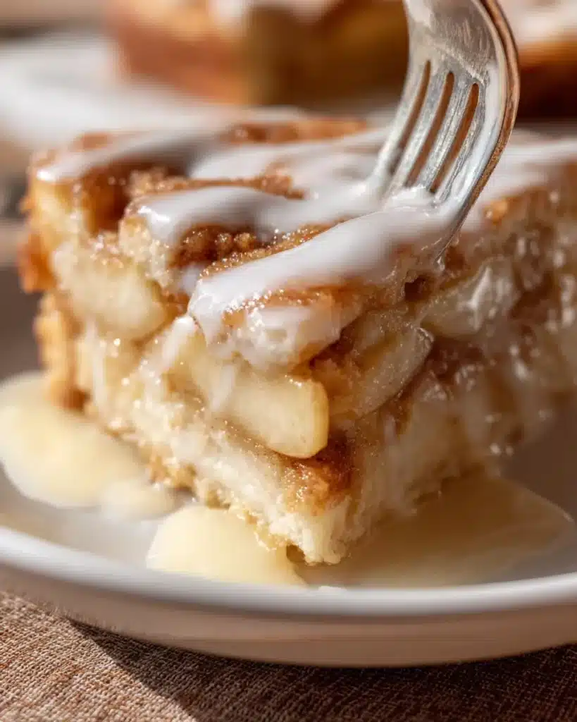 Freshly baked apple slices from the bakery, perfect for desserts.