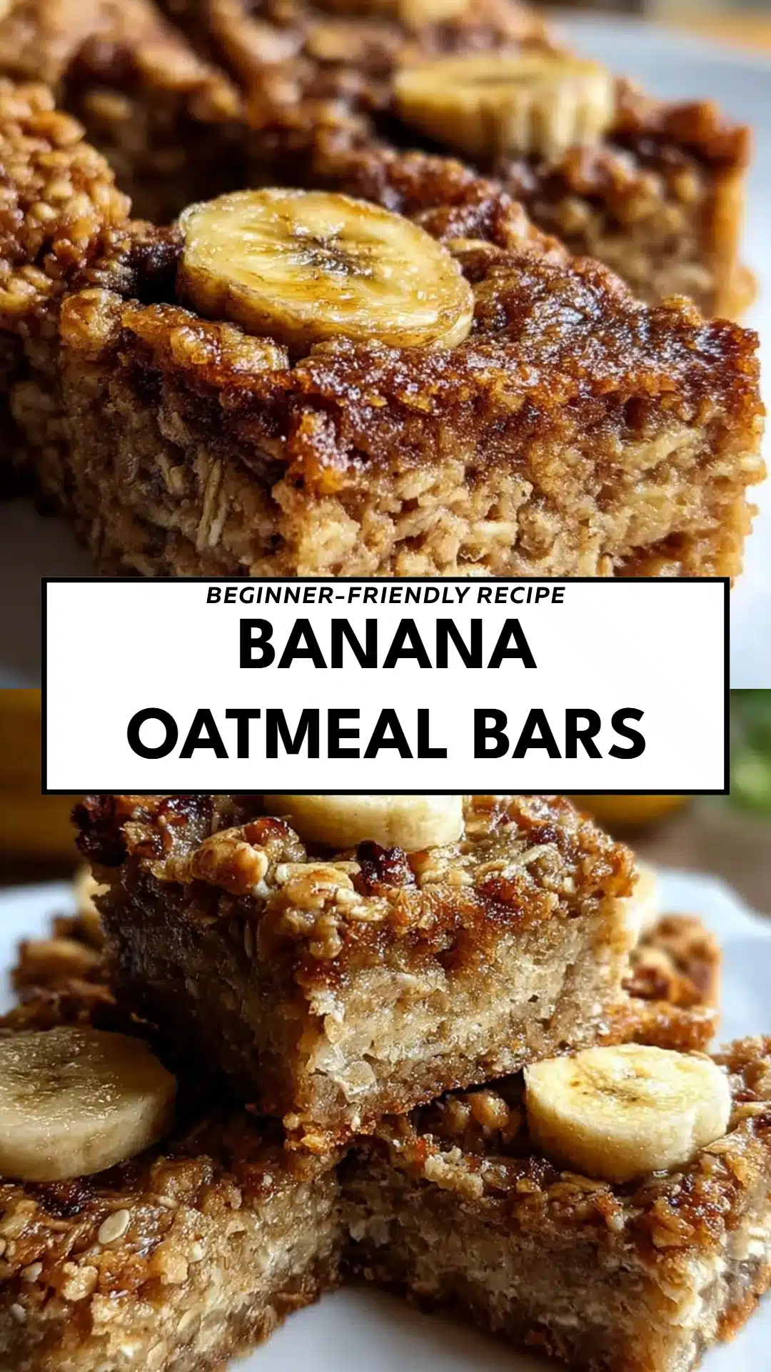 Banana Oatmeal Bars