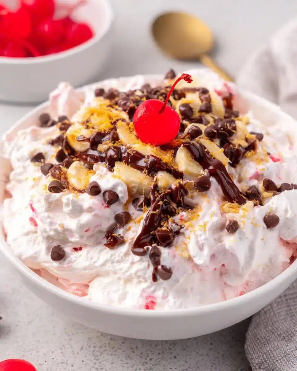 Banana Split Fluff Salad