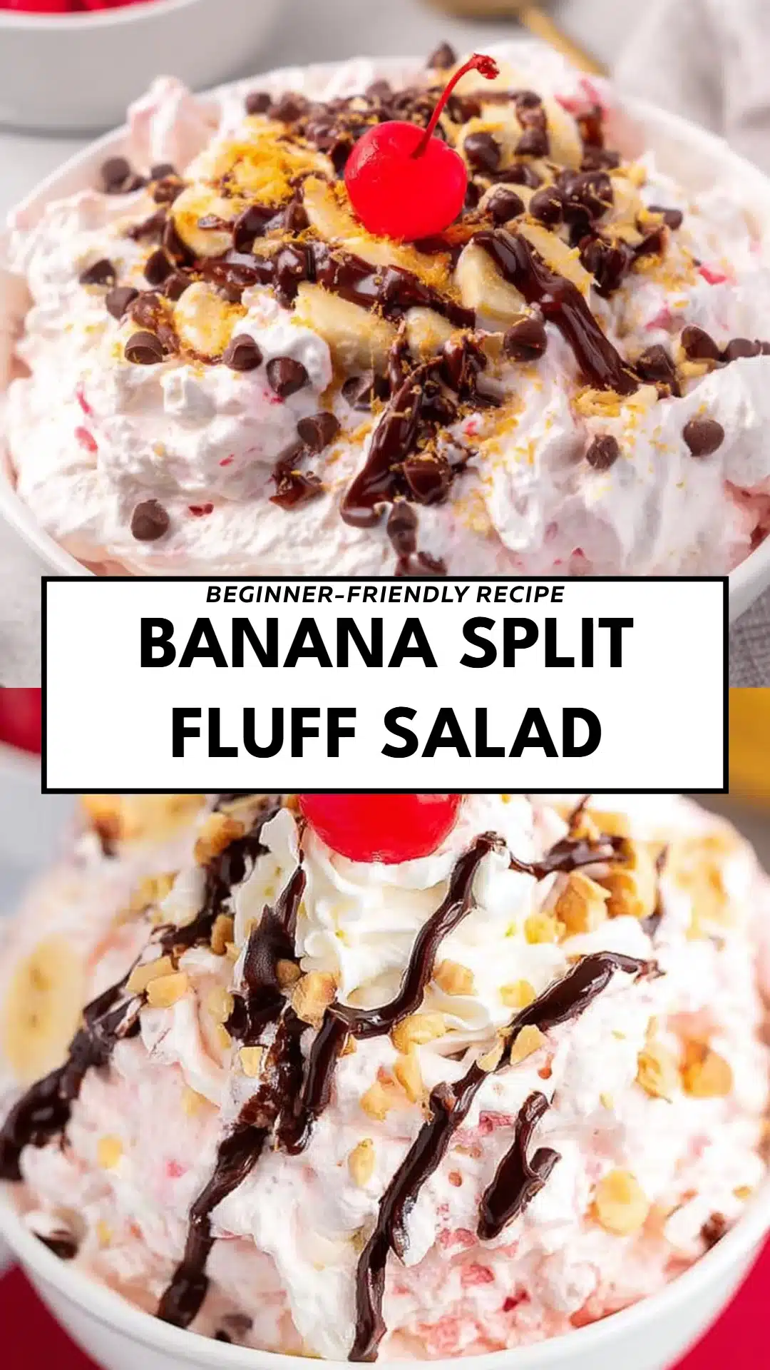 Banana Split Fluff Salad