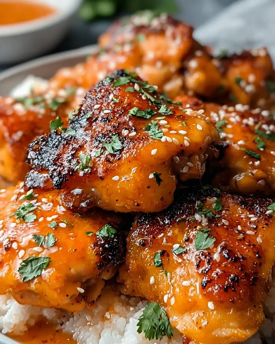 Bang Bang Chicken Thighs