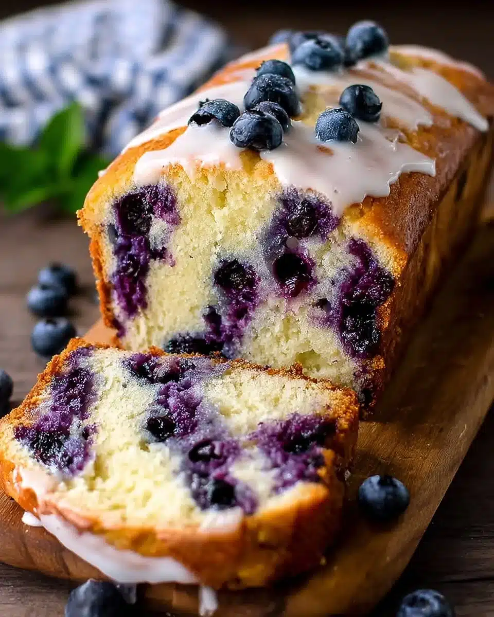Blueberry Cream Cheese Bread