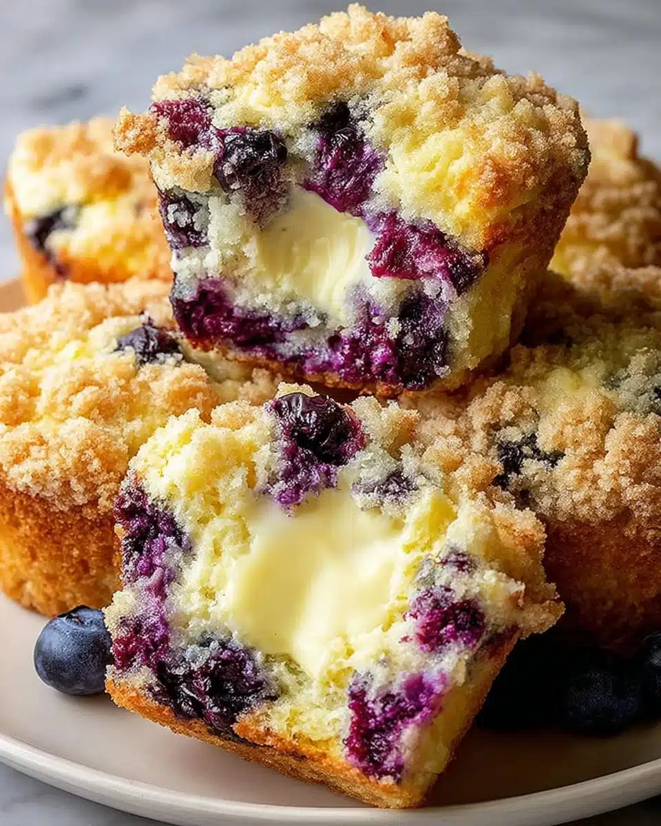 Blueberry Cream Cheese Muffins
