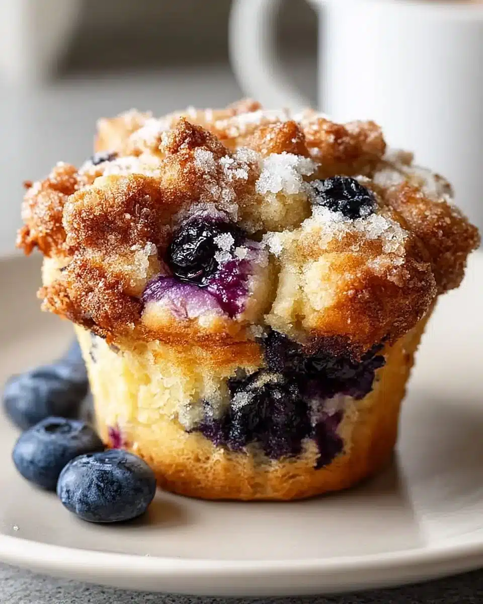 Blueberry Monkey Bread Muffins