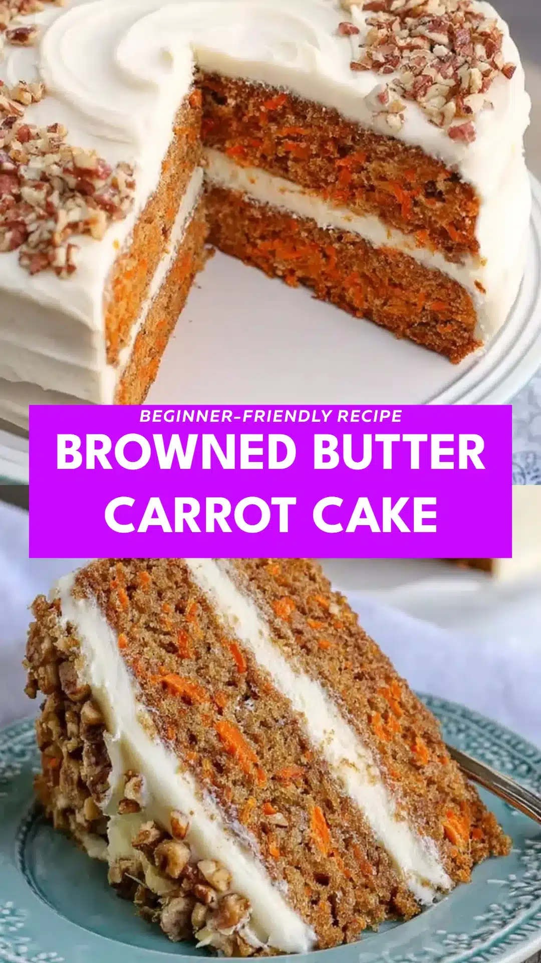 Browned Butter Carrot Cake