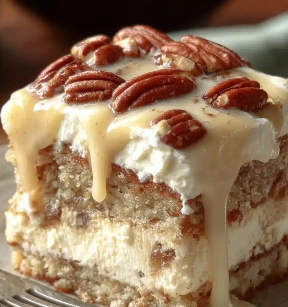 Butter Pecan Three Milks Cake