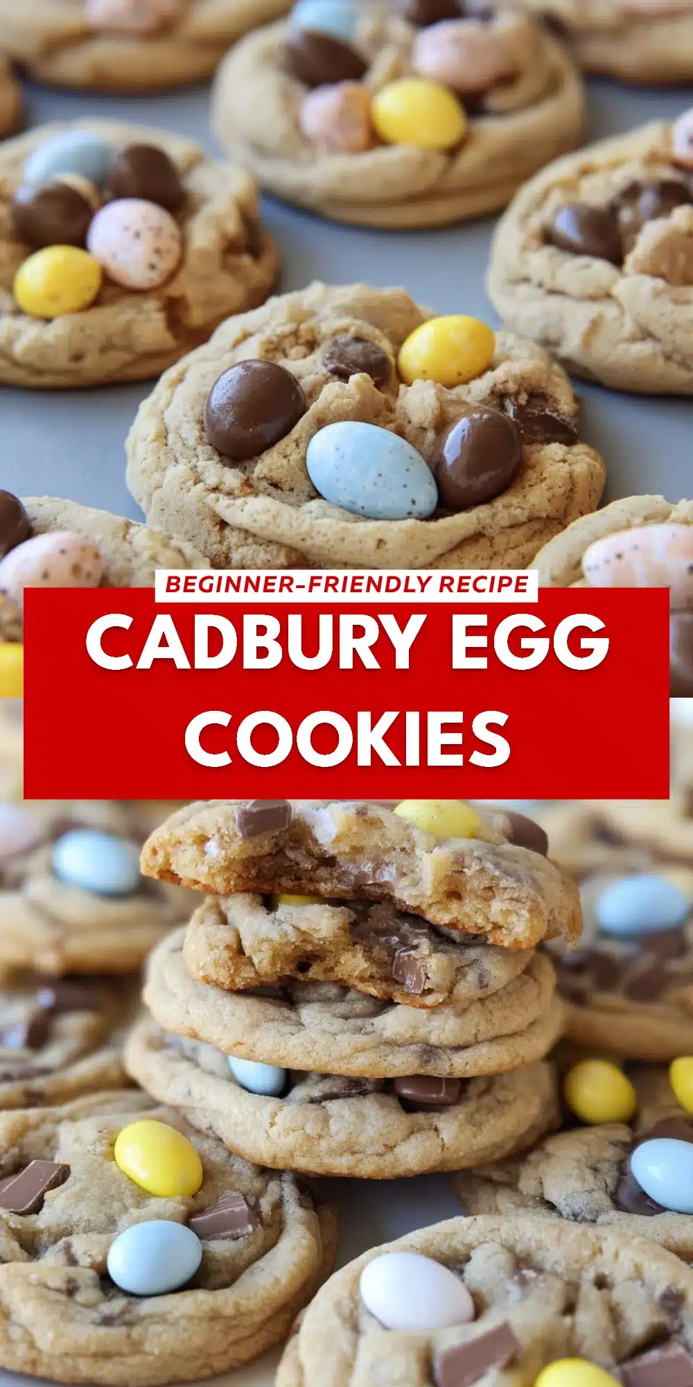 Cadbury Egg Cookies
