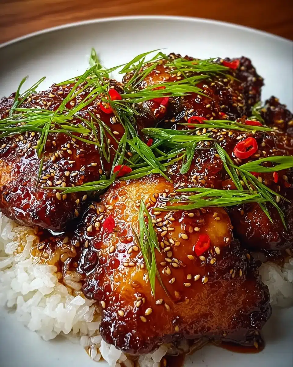 Caramelized Soy Sauce Chicken