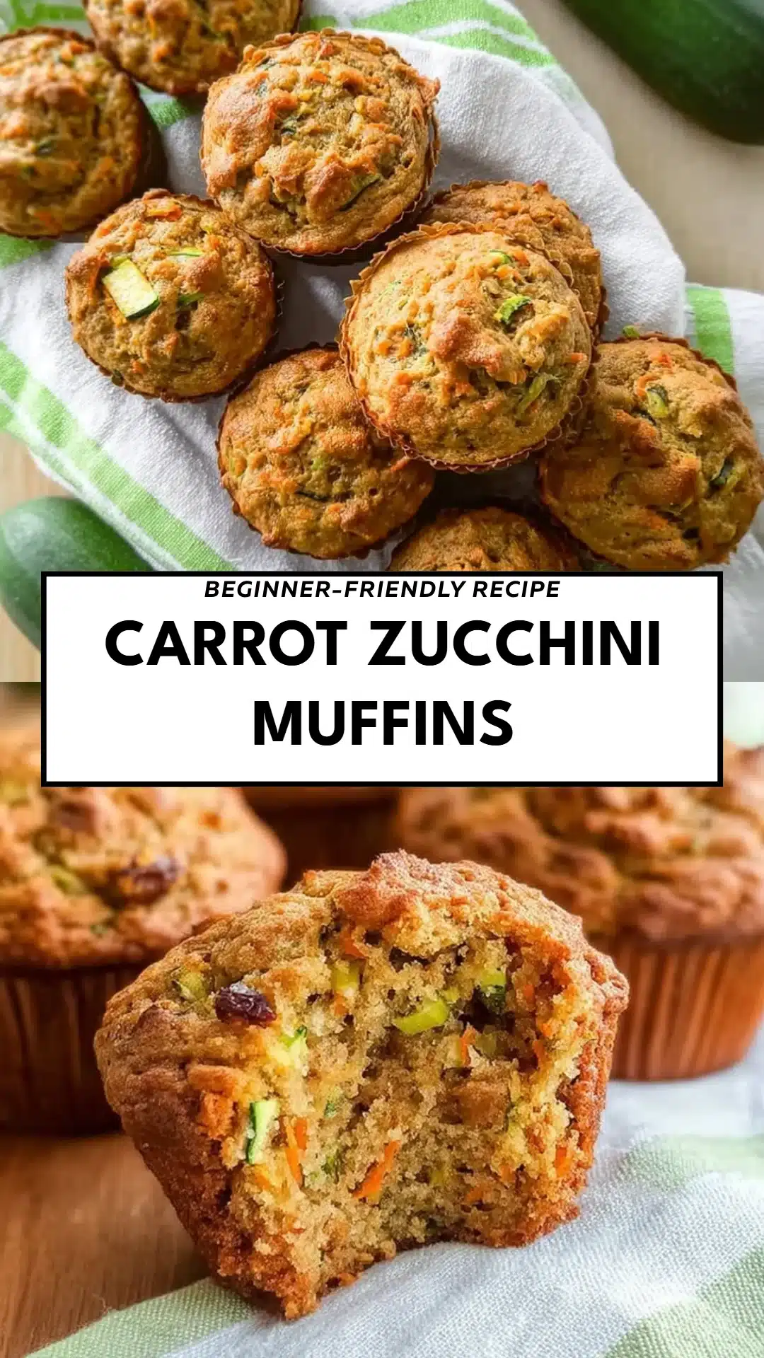 Carrot Zucchini Muffins