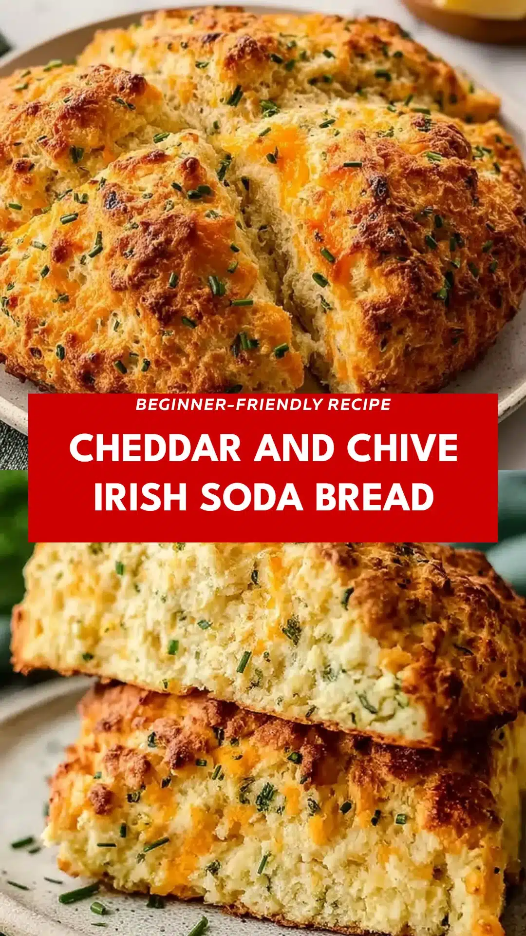 Cheddar and Chive Irish Soda Bread