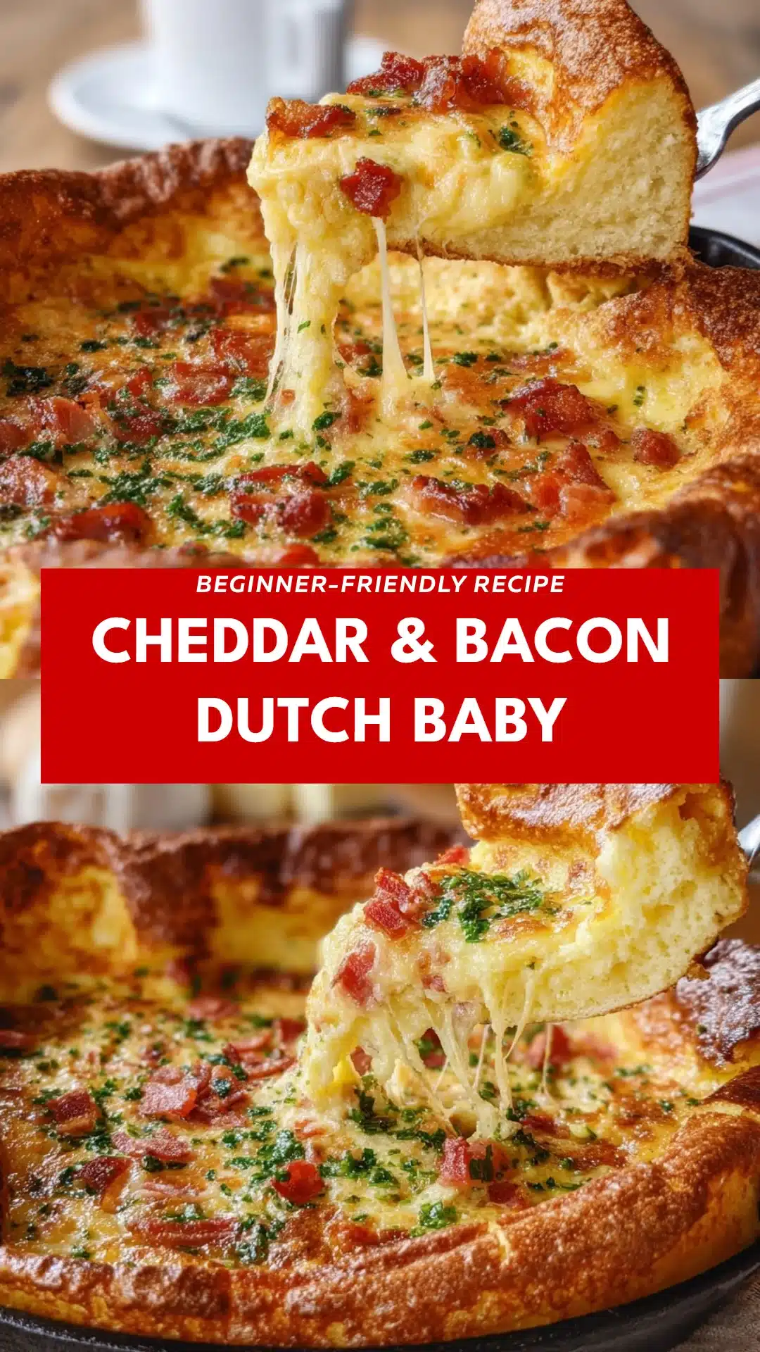 Cheddar & Bacon Dutch Baby