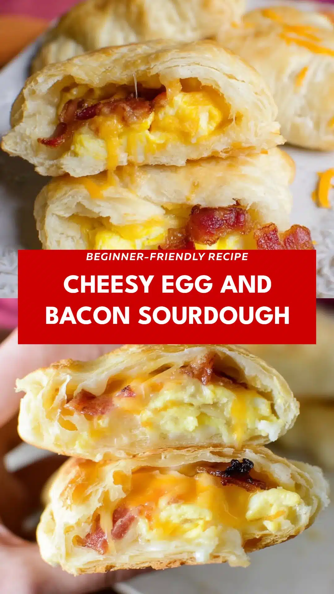 Cheesy Egg and Bacon Sourdough