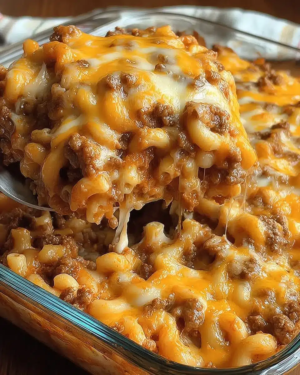 Cheesy Hamburger Casserole