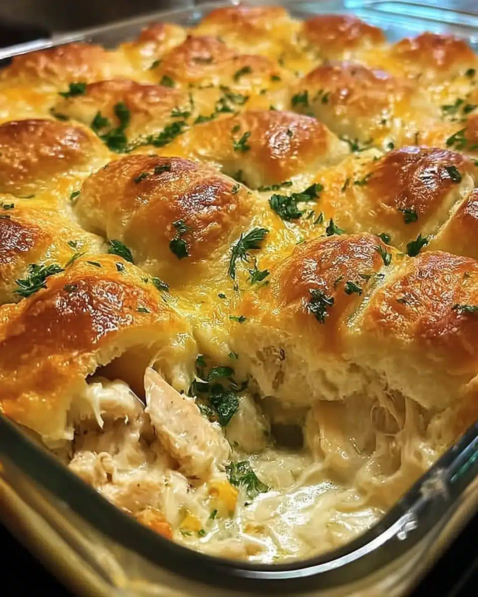 Chicken Crescent Roll Casserole
