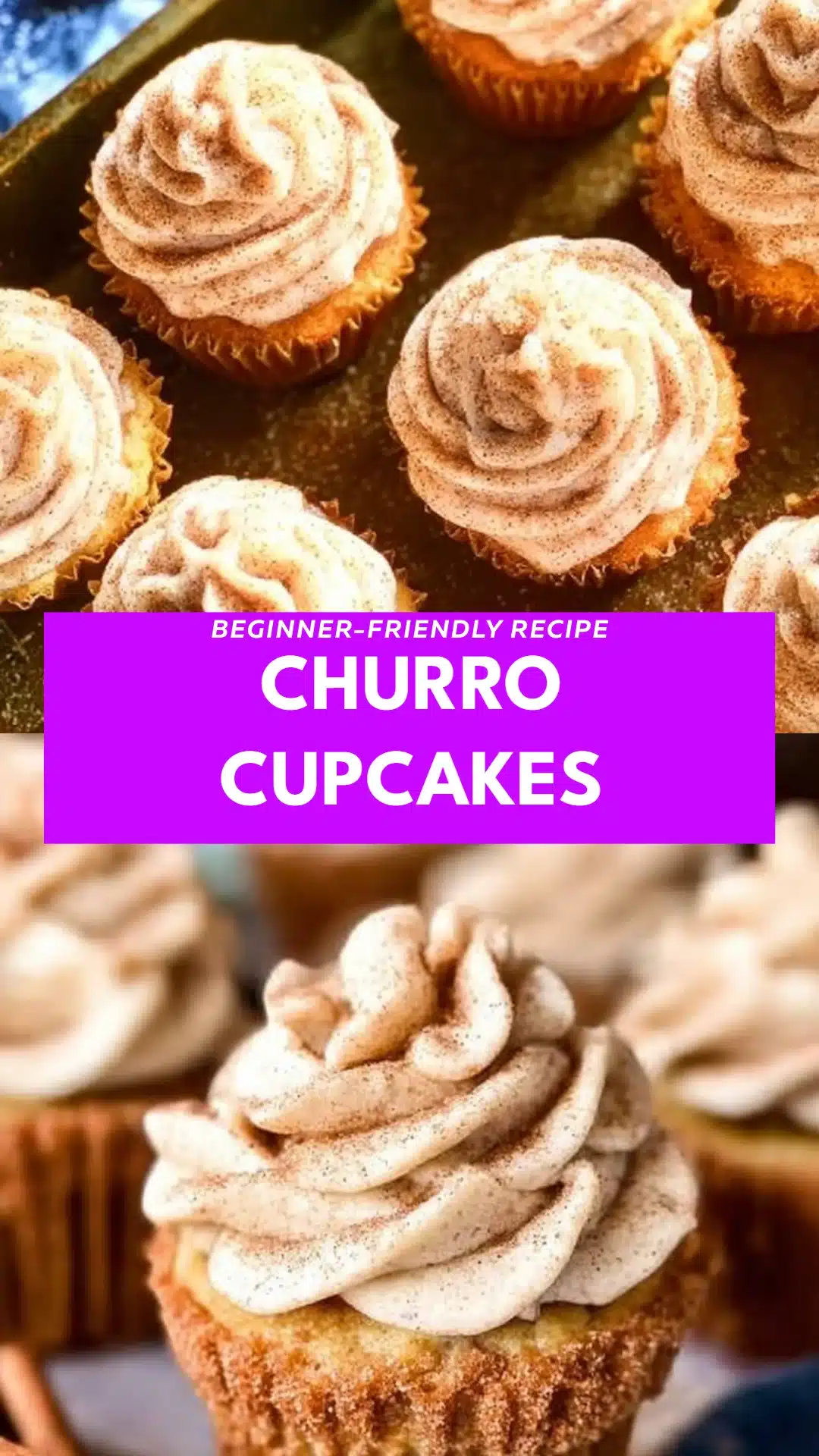 Churro Cupcakes