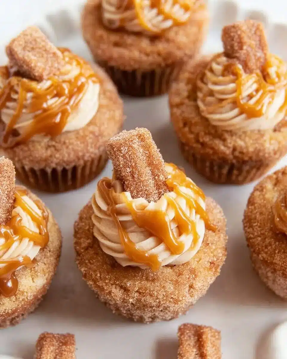 Easy Churro Cupcakes