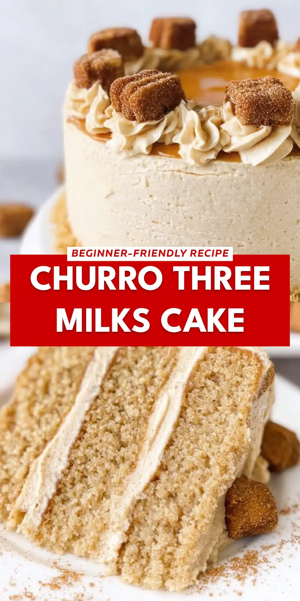 Churro Three Milks Cake