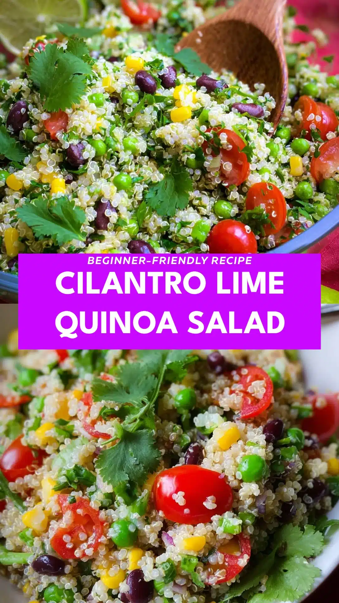 Cilantro Lime Quinoa Salad