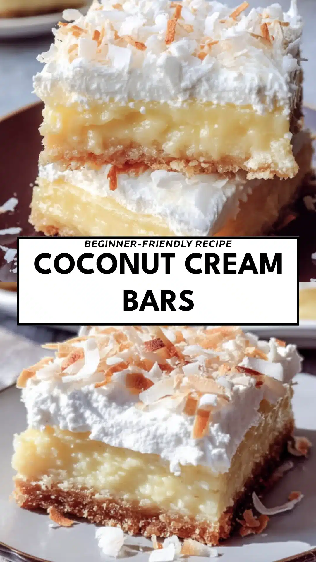 Coconut Cream Bars