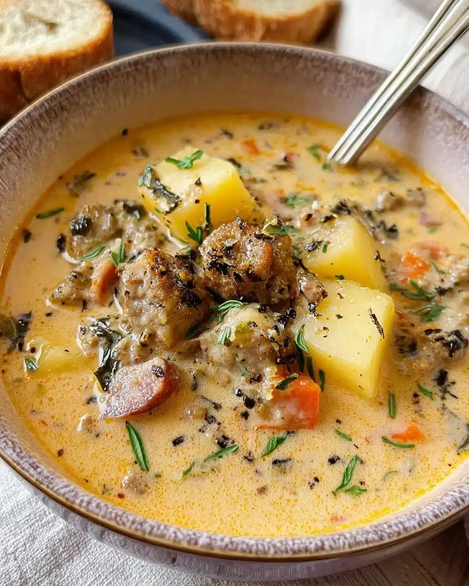 Creamy Potato Sausage Chowder